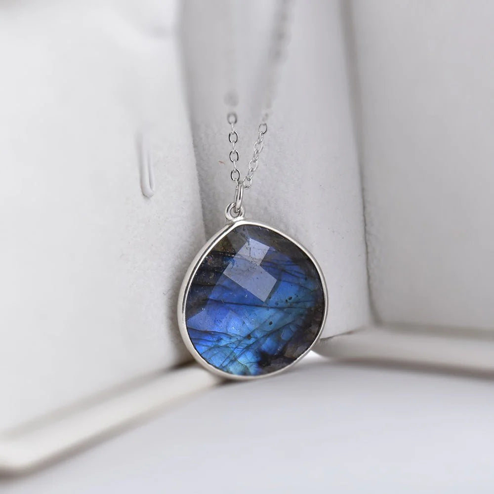 Collier en Labradorite "Protection Céleste"
