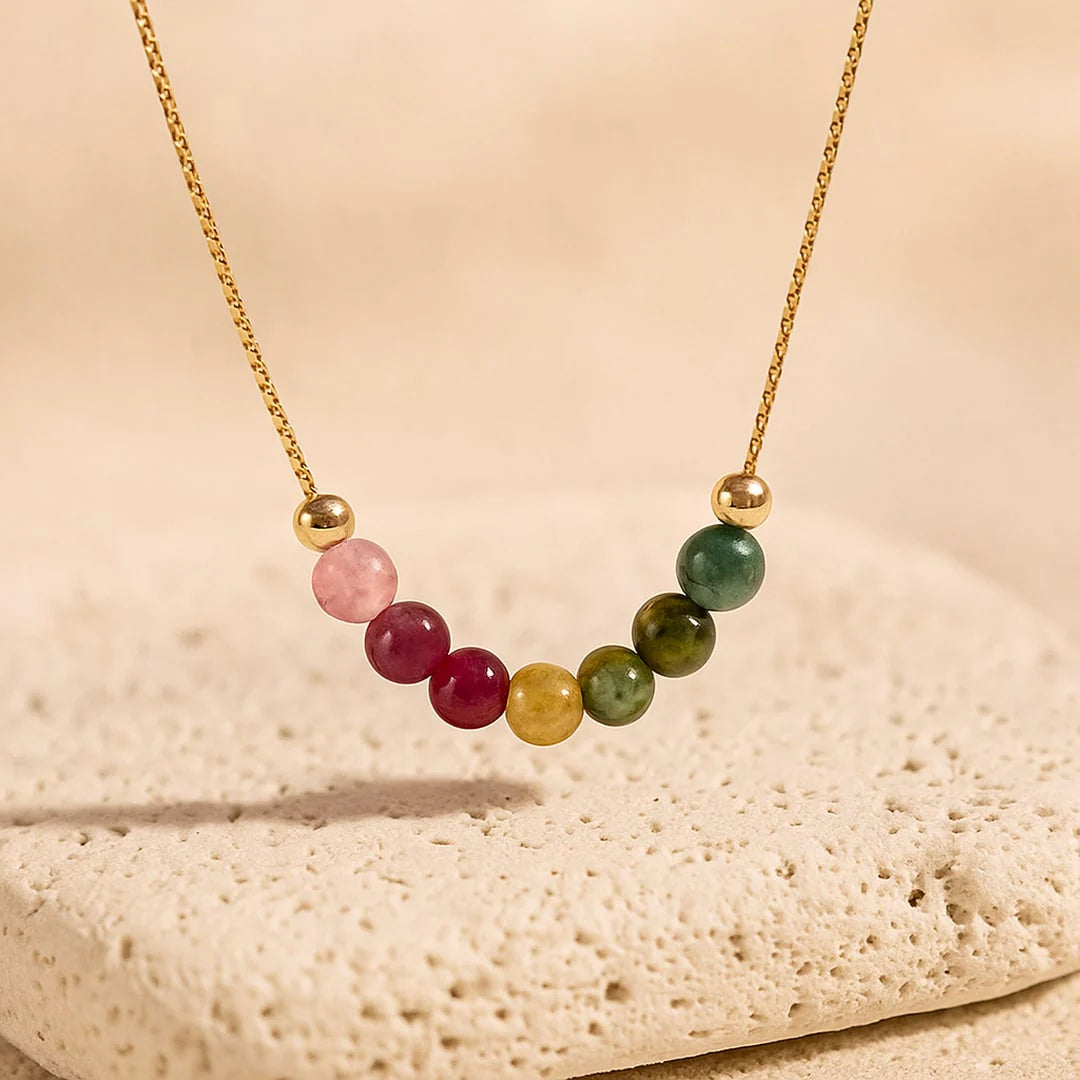 Collier en Tourmaline Naturelle - Boucle d'Energie