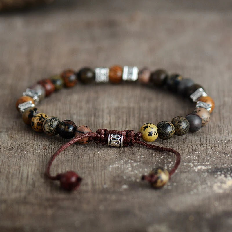 Bracelet "Equilibre Originel" en Jaspe