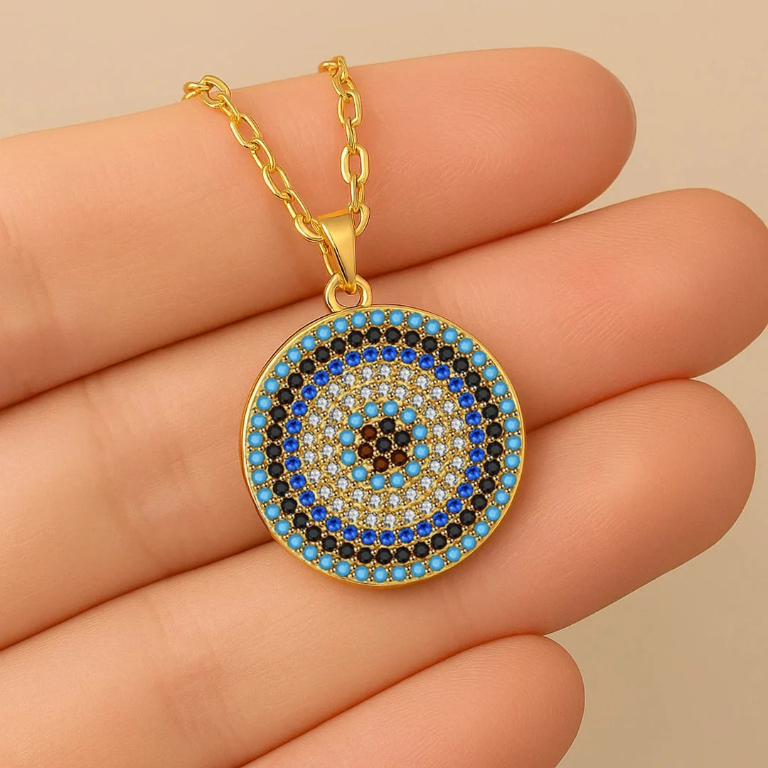Collier "Œil de Protection Souverain"