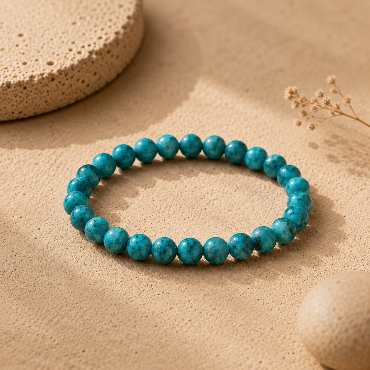 Bracelet en Apatite Bleue - Océan Limpide