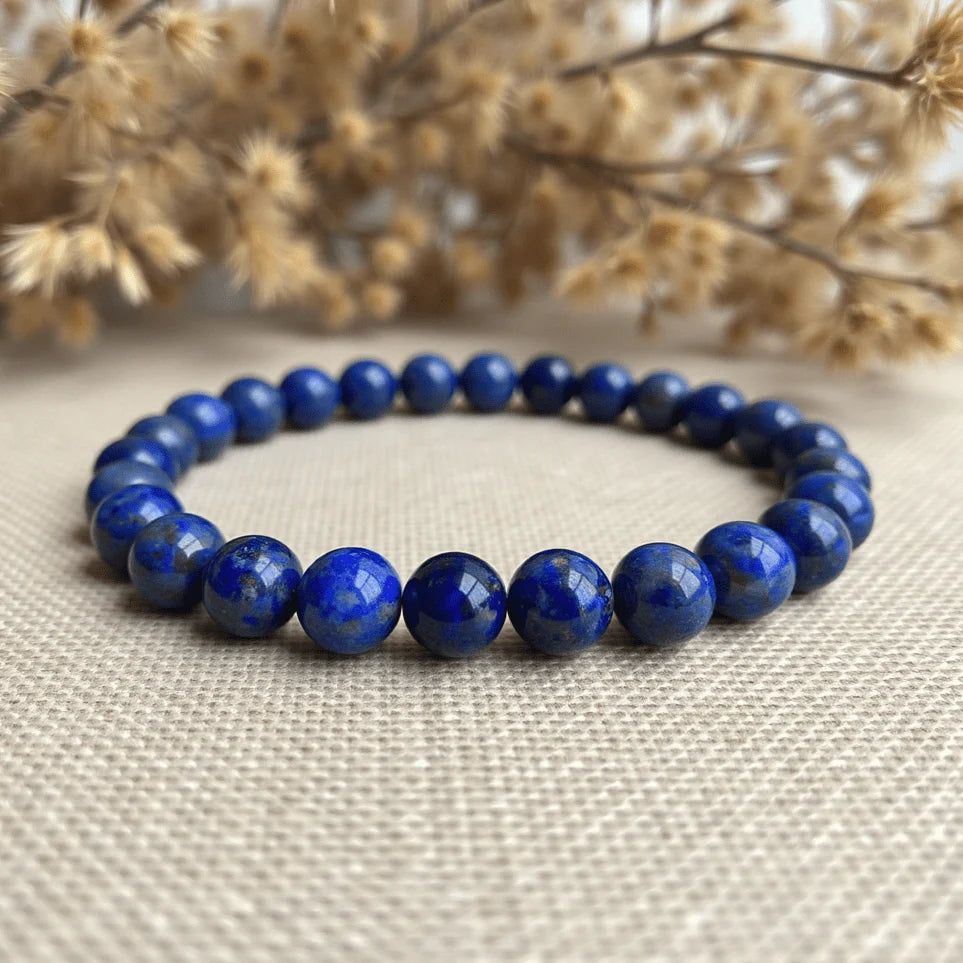 Bracelet "Voix de Vérité" en Lapis Lazuli