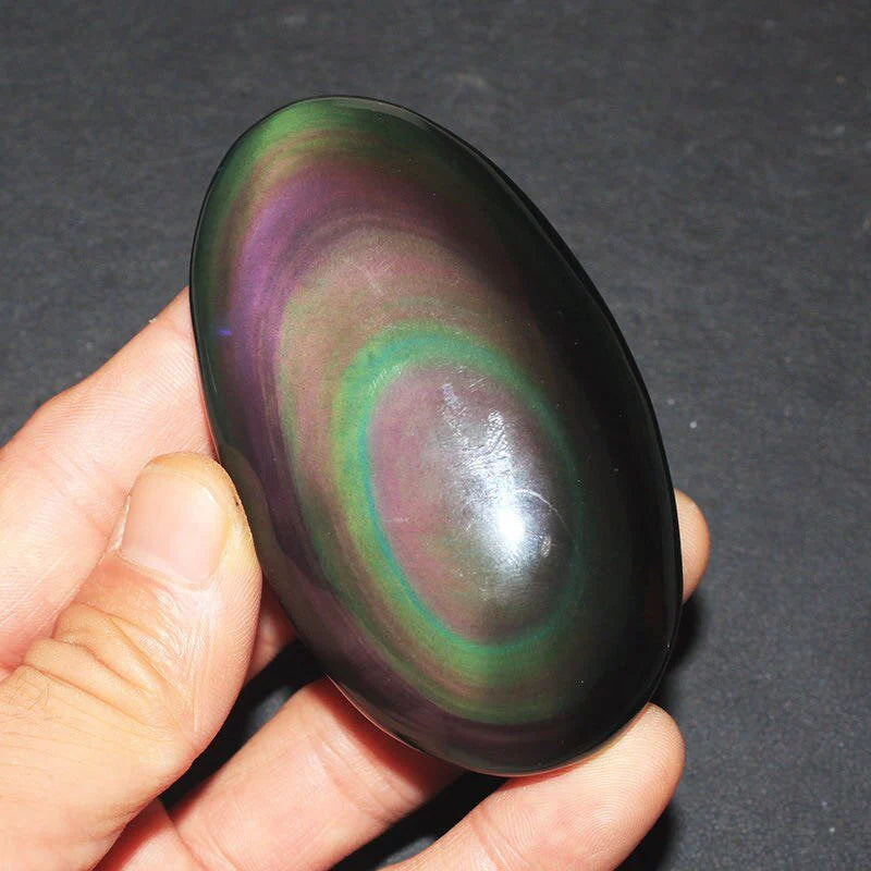 Galet d'Obsidienne Oeil Céleste - Bouclier de Protection
