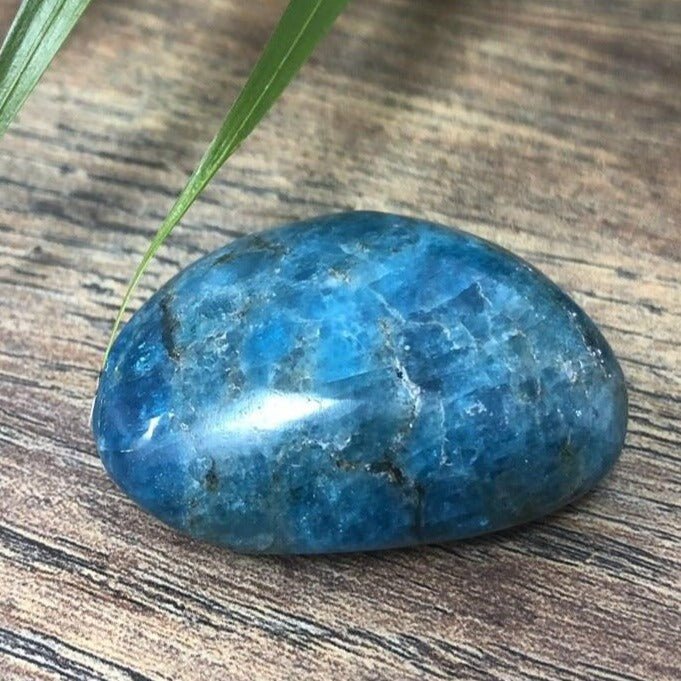 Galet en Apatite Bleue - Poids de Forme