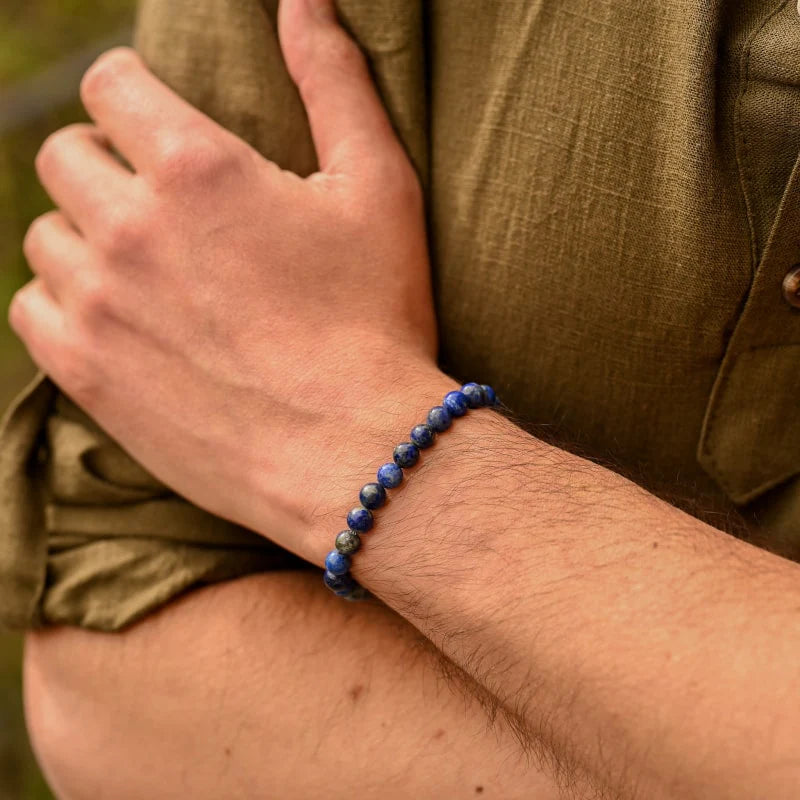 Bracelet "Voix de Vérité" en Lapis Lazuli