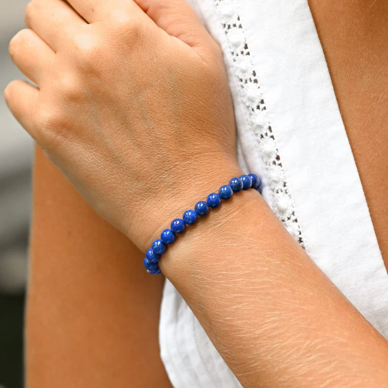Bracelet "Voix de Vérité" en Lapis Lazuli