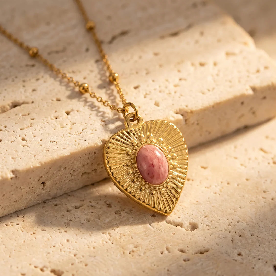 Pendentif en Rhodochrosite - Lumière de Soi