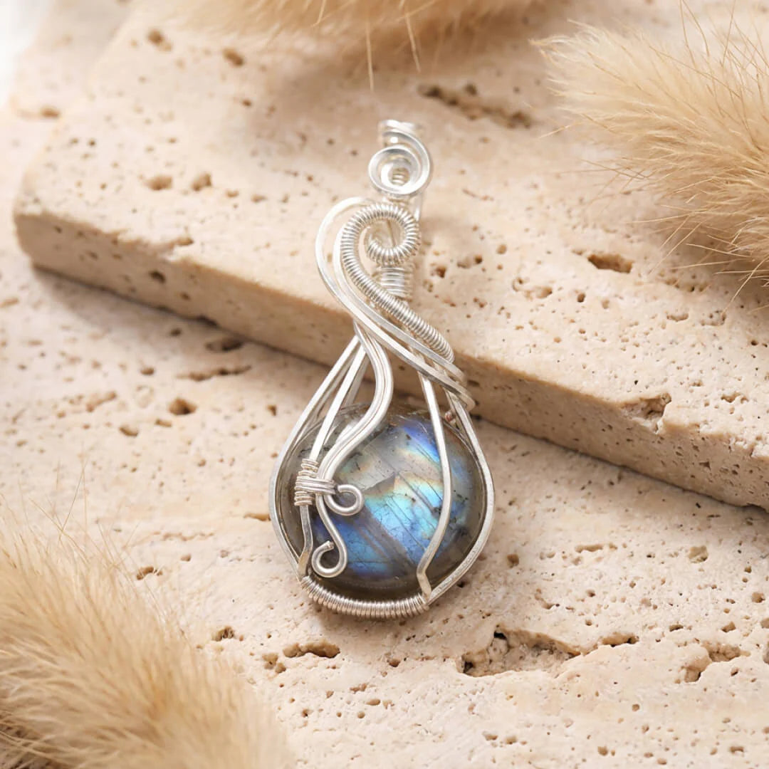 Pendentif en Labradorite - Vision de l’Âme