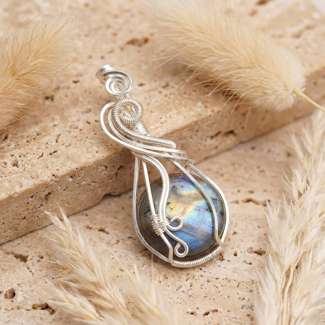 Pendentif en Labradorite - Vision de l’Âme