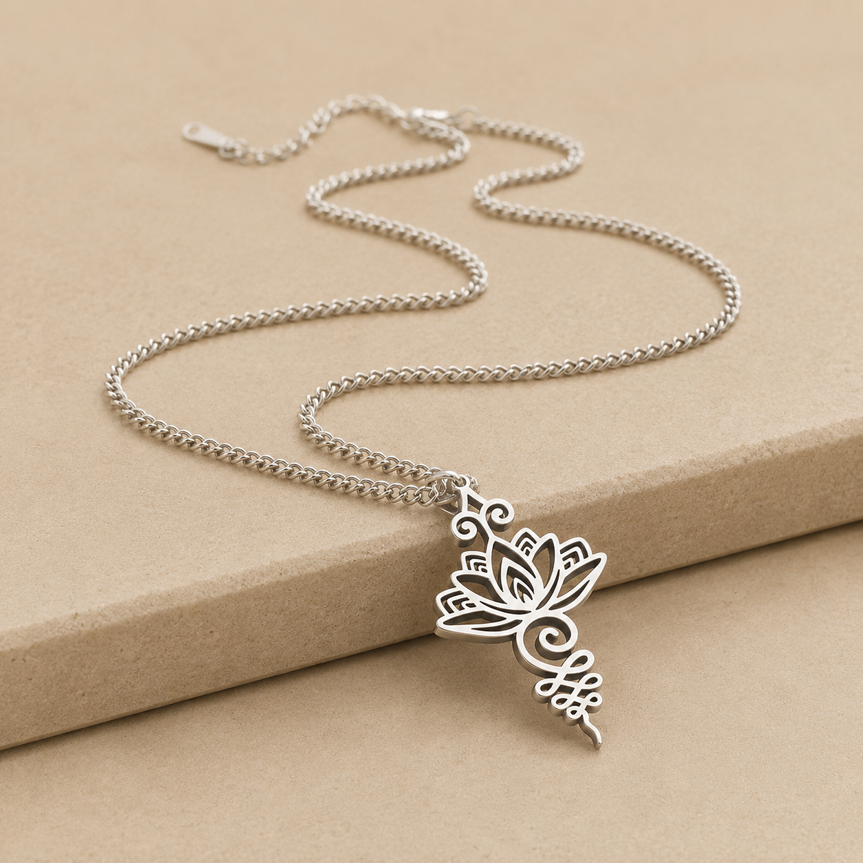 Collier Pendentif - Lotus Unalome