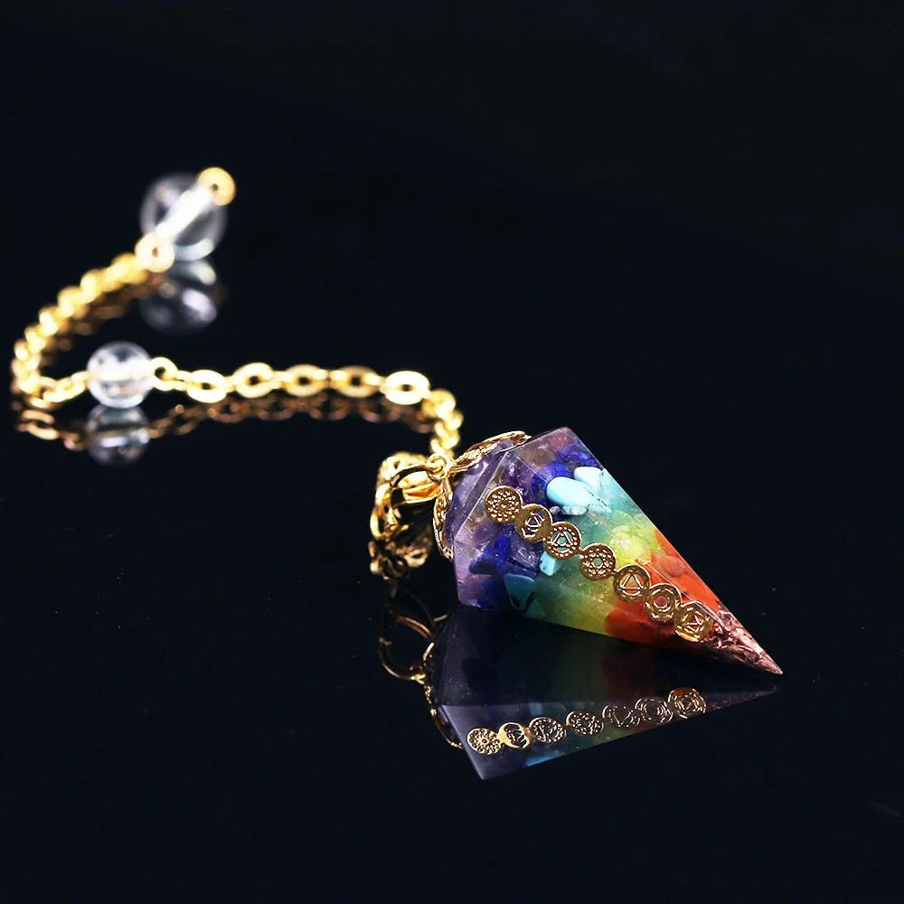 Pendule Divinatoire 7 chakras