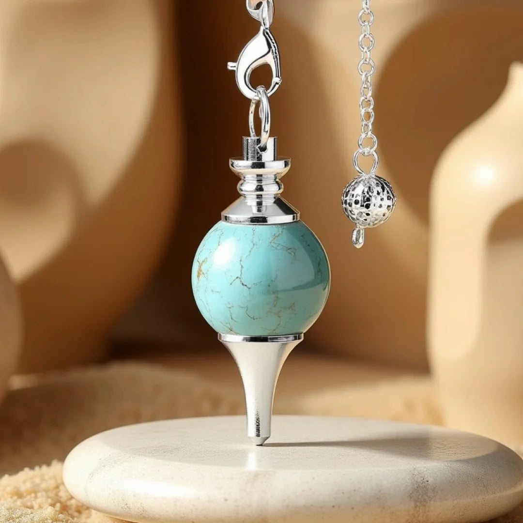 Pendule Divinatoire en Pierre Naturelle