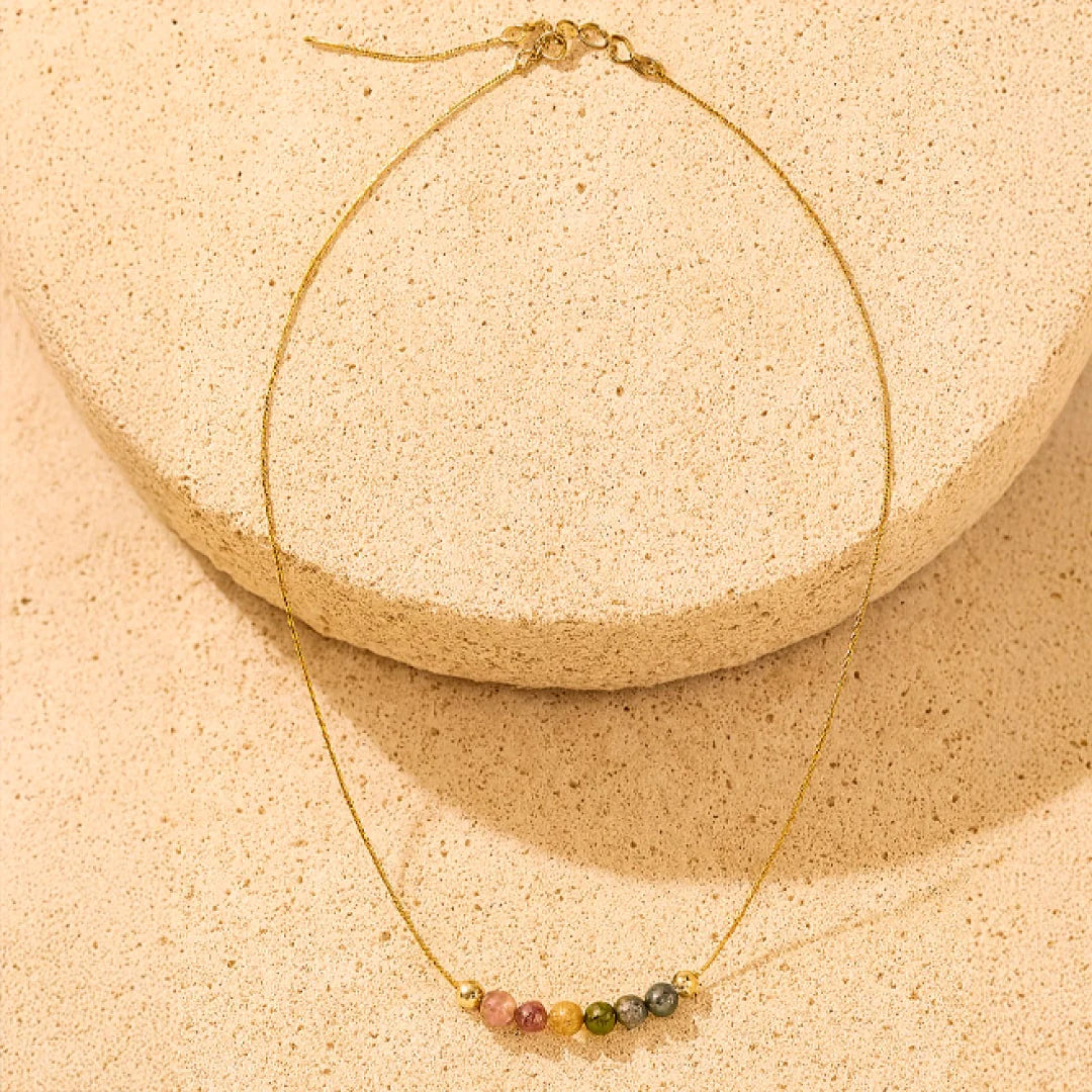Collier en Tourmaline Naturelle - Boucle d'Energie